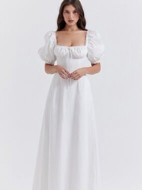 House of CB White Felizia Maxi Dress